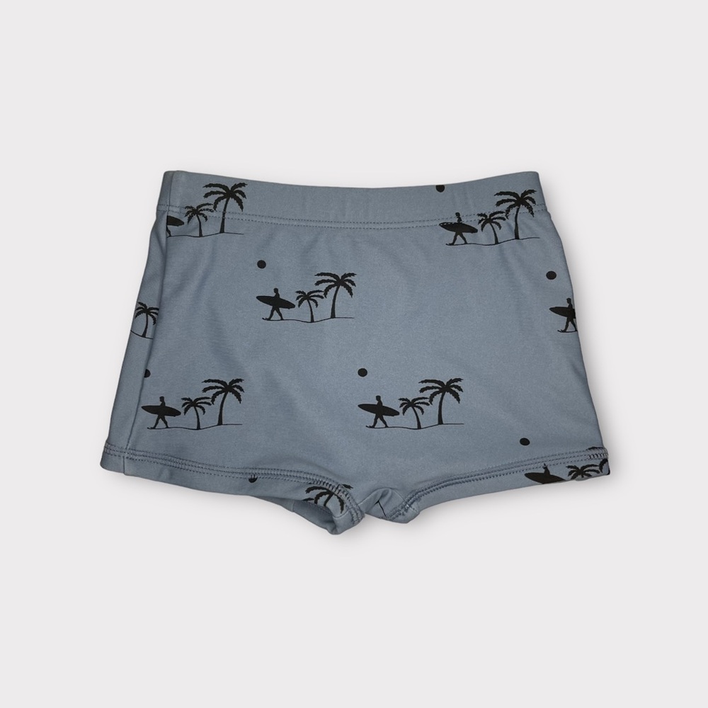Tiny Tribe Surfboard Tropical Slate Blue Swim Bottom